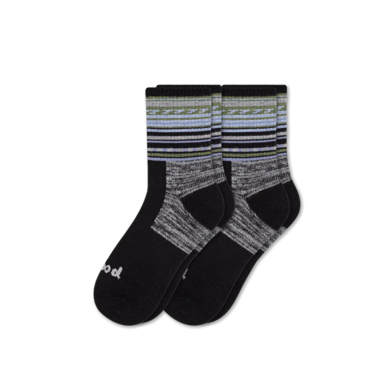 2 Pack - Men's Hiking Crew Pacas Socks - Image 13