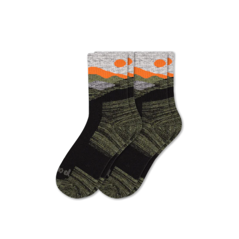2 Pack - Men's Hiking Crew Pacas Socks - Image 3