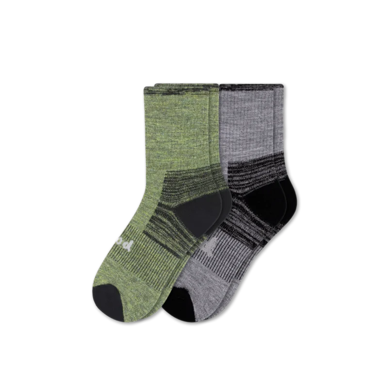 2 Pack - Men's Hiking Crew Pacas Socks - Image 5