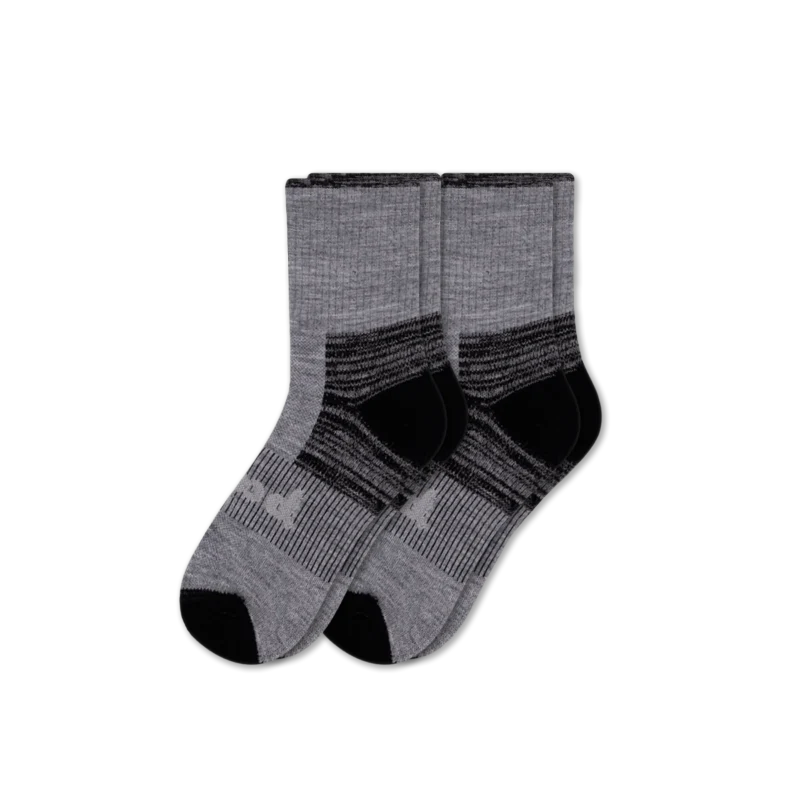 2 Pack - Men's Hiking Crew Pacas Socks - Image 9