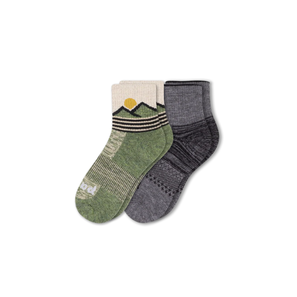 2 Pack - Men's Hiking Quarter Pacas Socks - Image 16
