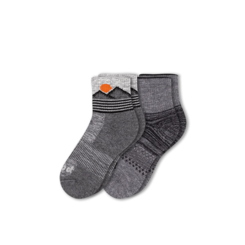 2 Pack - Men's Hiking Quarter Pacas Socks - Image 9