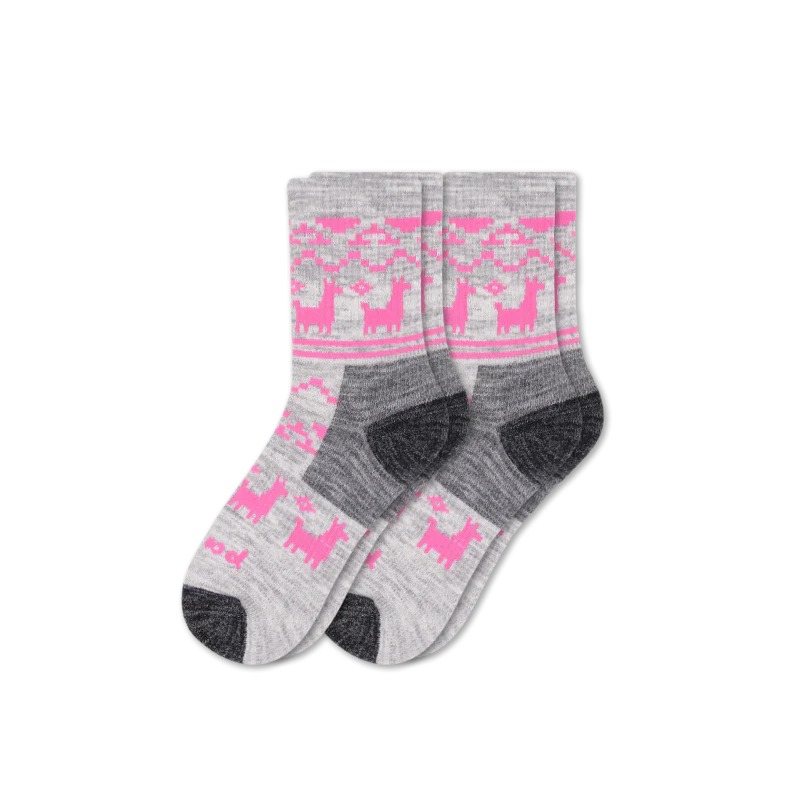 2 Pack - Women's Hiking Crew Pacas Socks - Image 13