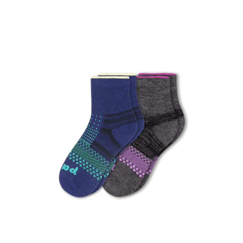 2 Pack - Women's Hiking Quarter Pacas Socks - Image 3