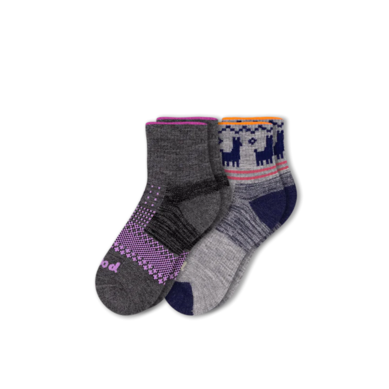 2 Pack - Women's Hiking Quarter Pacas Socks - Image 8