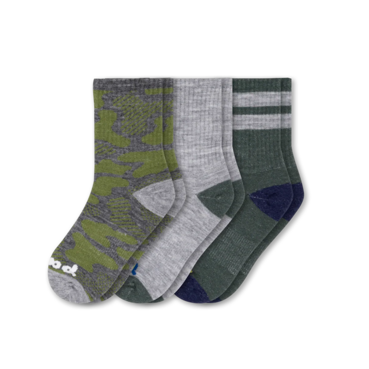 3 Pack - Kids' Crew Pacas Socks - Image 11