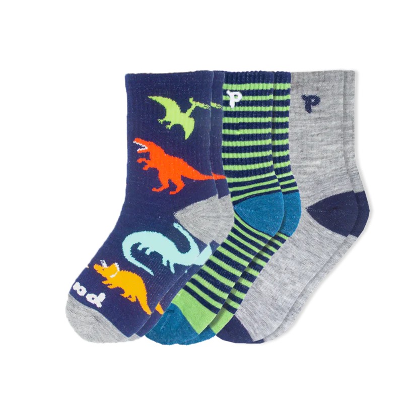 3 Pack - Kids' Crew Pacas Socks - Image 14