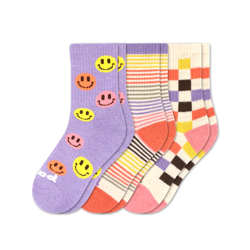 3 Pack - Kids' Crew Pacas Socks - Image 26