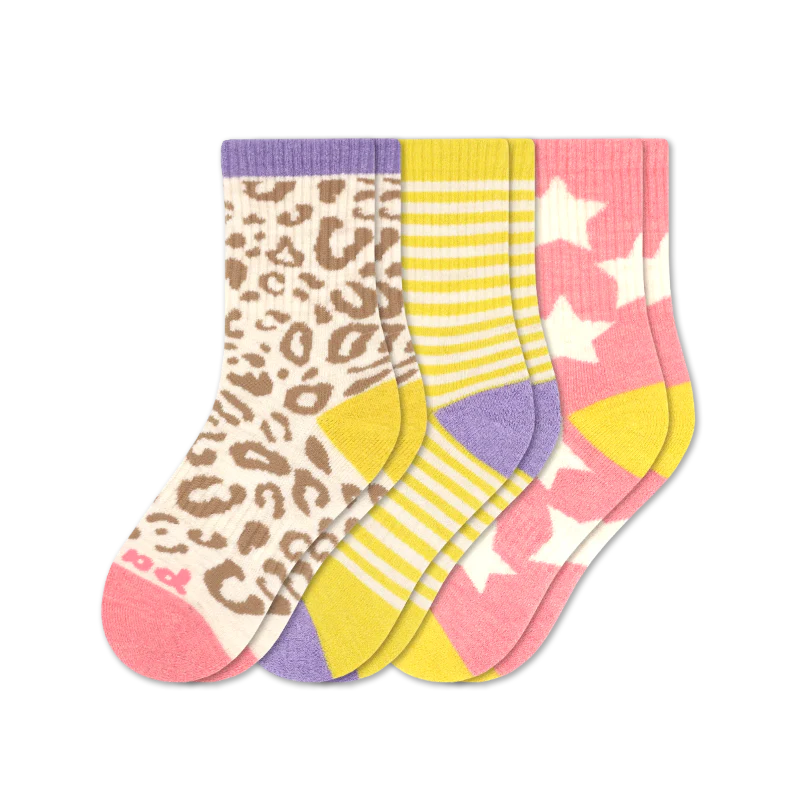 3 Pack - Kids' Crew Pacas Socks - Image 27