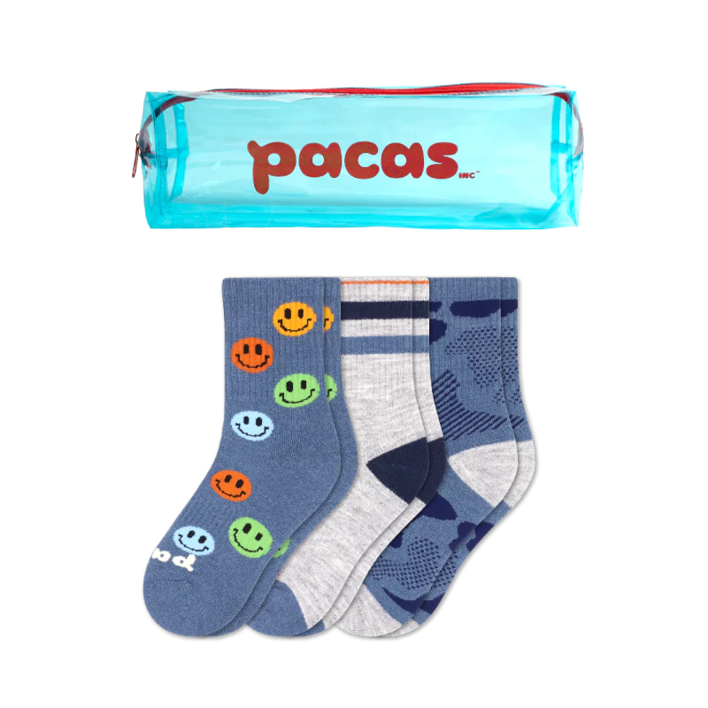 3 Pack - Kids' Crew Pacas Socks - Image 30