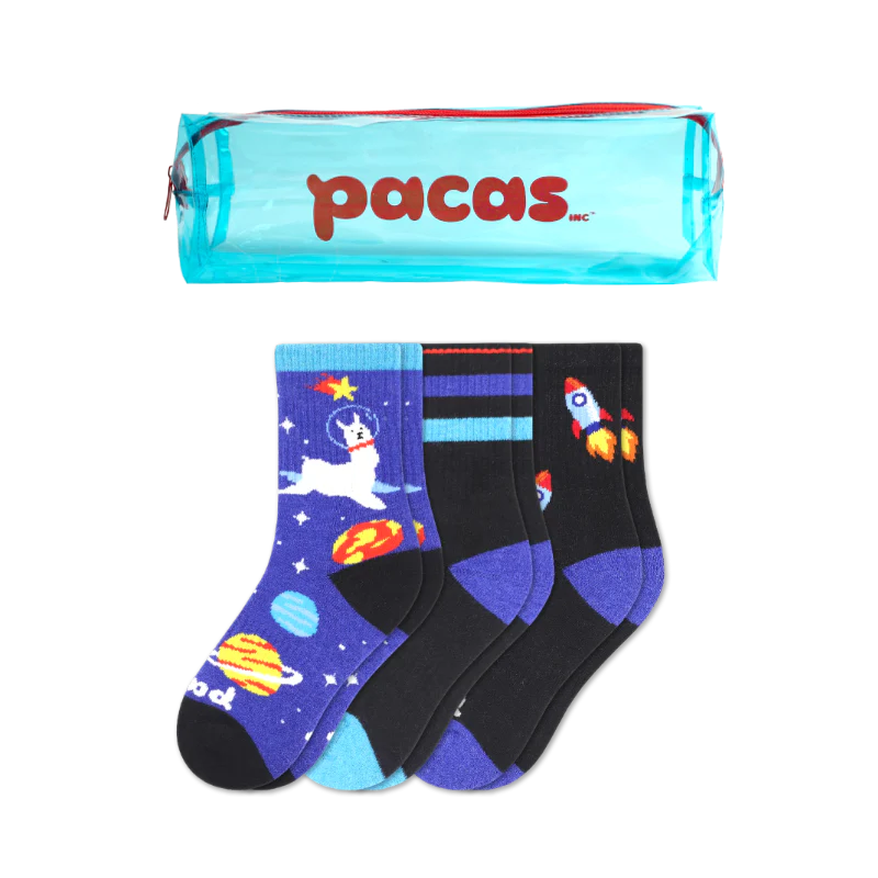 3 Pack - Kids' Crew Pacas Socks - Image 31