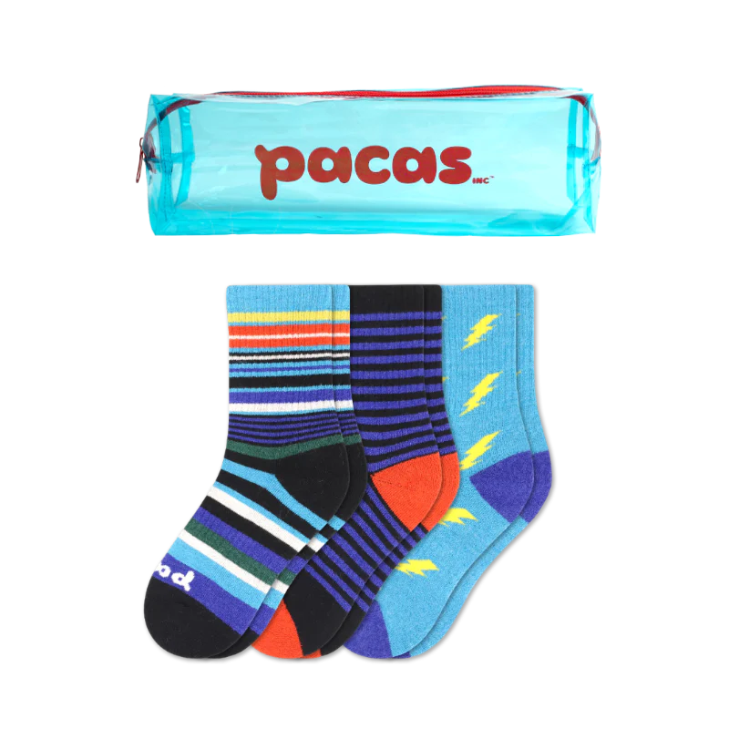 3 Pack - Kids' Crew Pacas Socks - Image 32