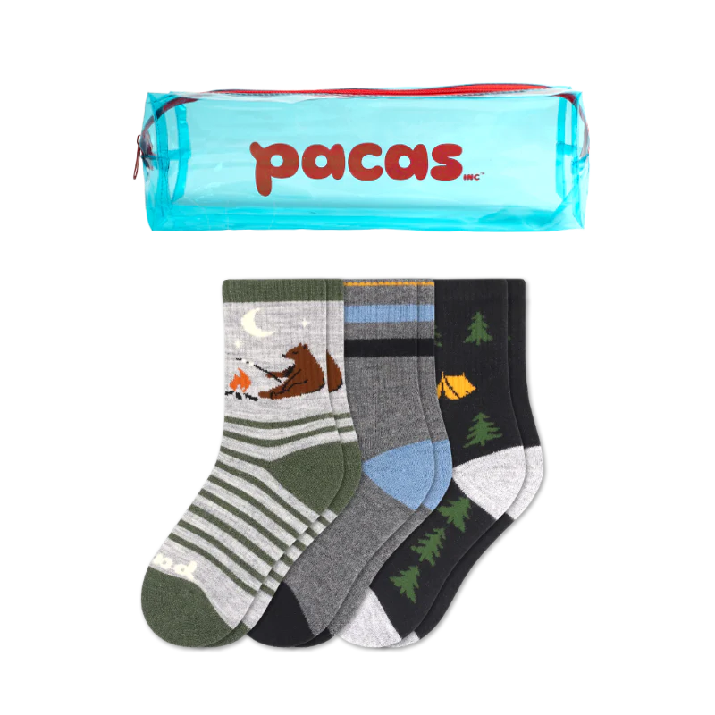 3 Pack - Kids' Crew Pacas Socks - Image 33