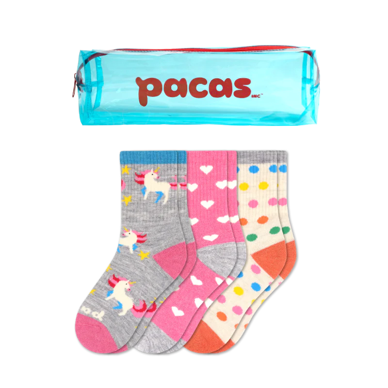3 Pack - Kids' Crew Pacas Socks - Image 37
