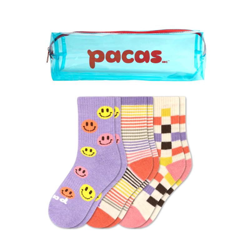 3 Pack - Kids' Crew Pacas Socks - Image 39