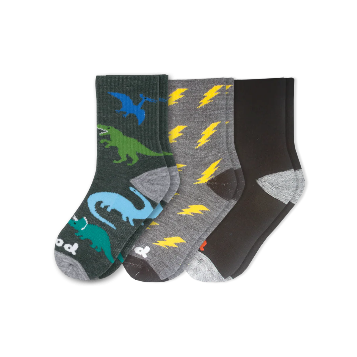 3 Pack - Kids' Crew Pacas Socks - Image 51