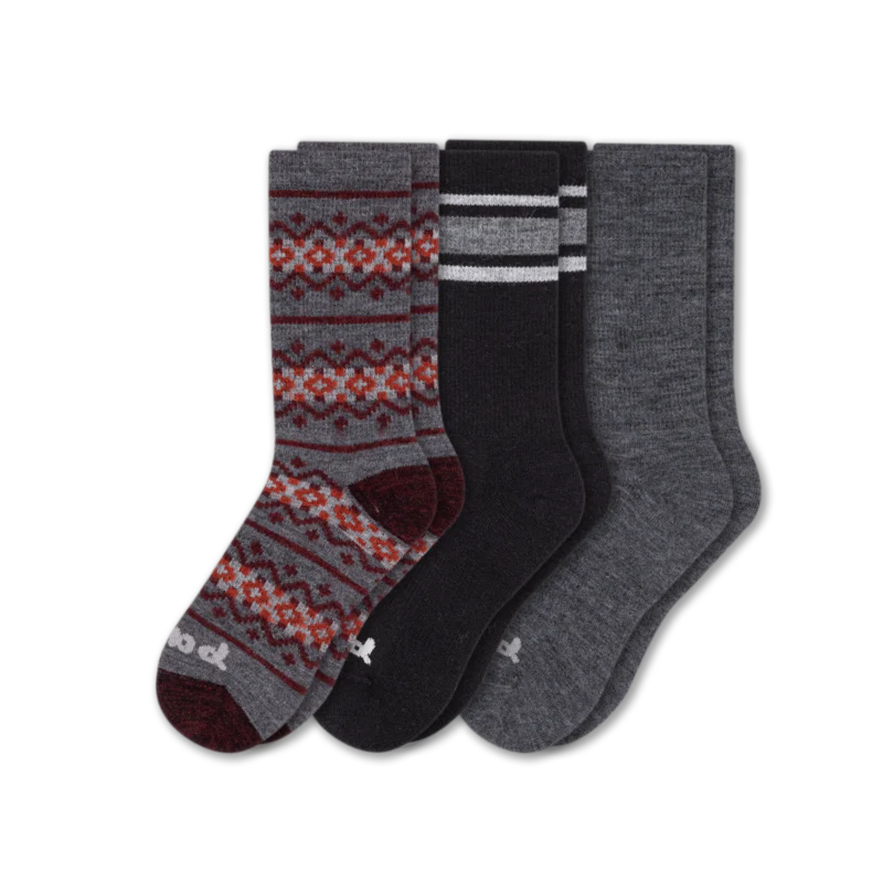 3 Pack - Men's Crew Pacas Socks - Image 10