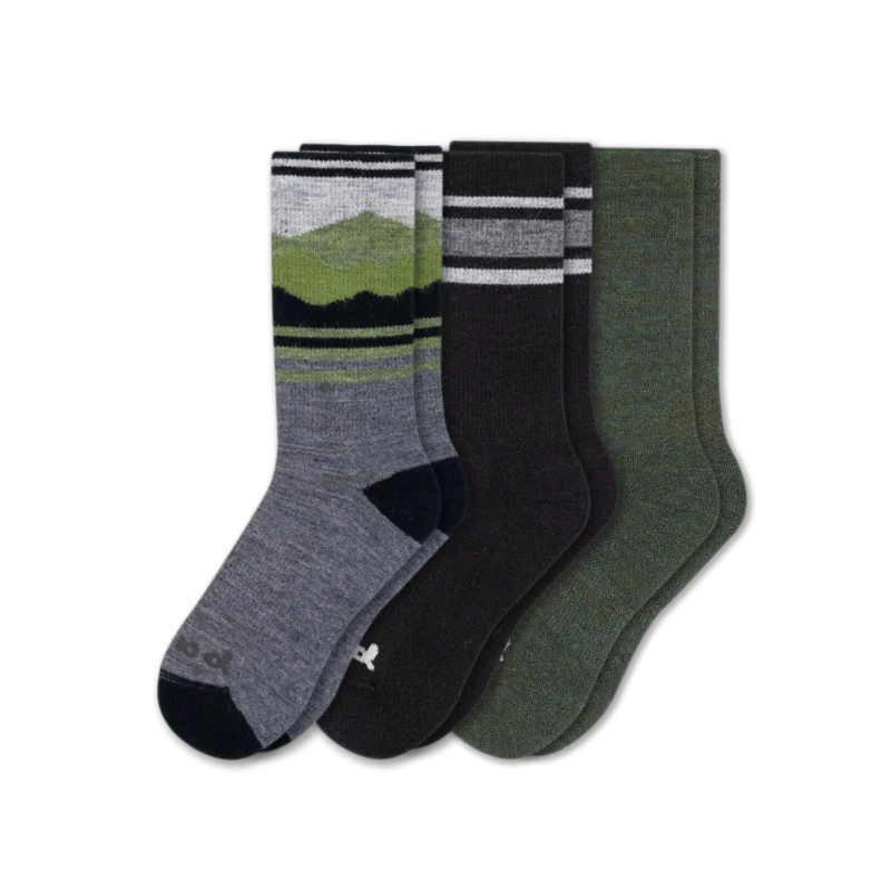 3 Pack - Men's Crew Pacas Socks - Image 107
