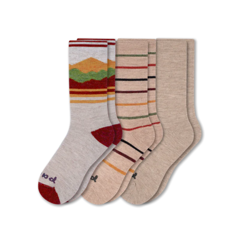 3 Pack - Men's Crew Pacas Socks - Image 110