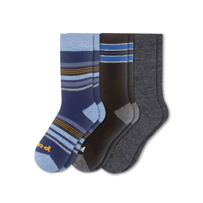 3 Pack - Men's Crew Pacas Socks - Image 111