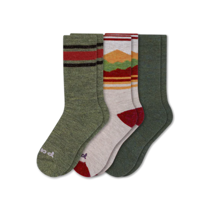 3 Pack - Men's Crew Pacas Socks - Image 112
