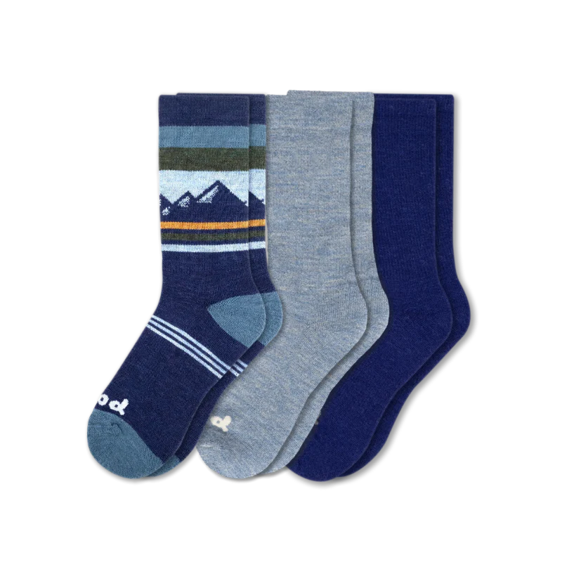 3 Pack - Men's Crew Pacas Socks - Image 123