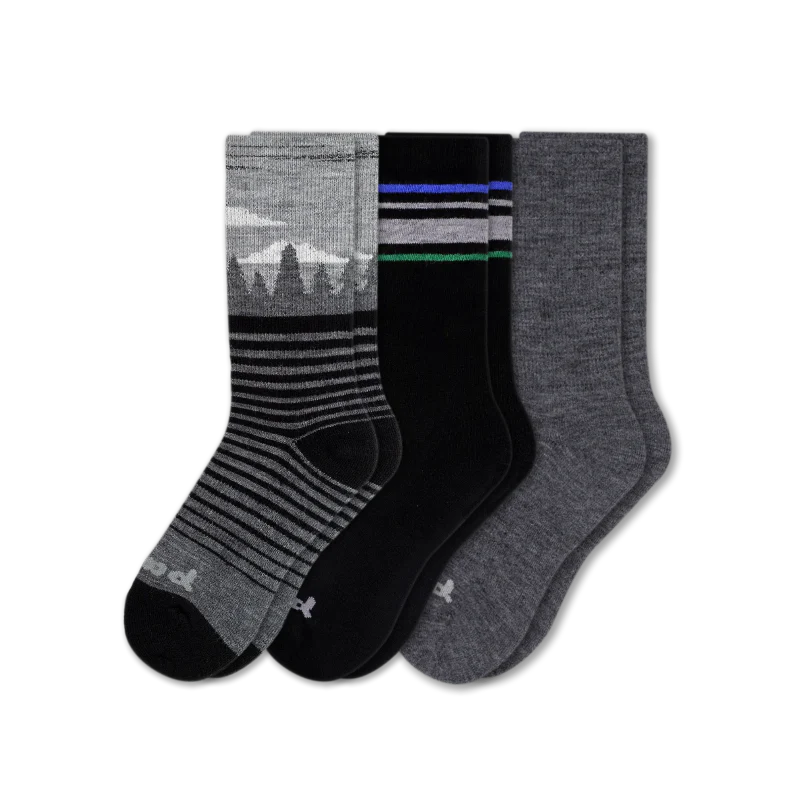 3 Pack - Men's Crew Pacas Socks - Image 126
