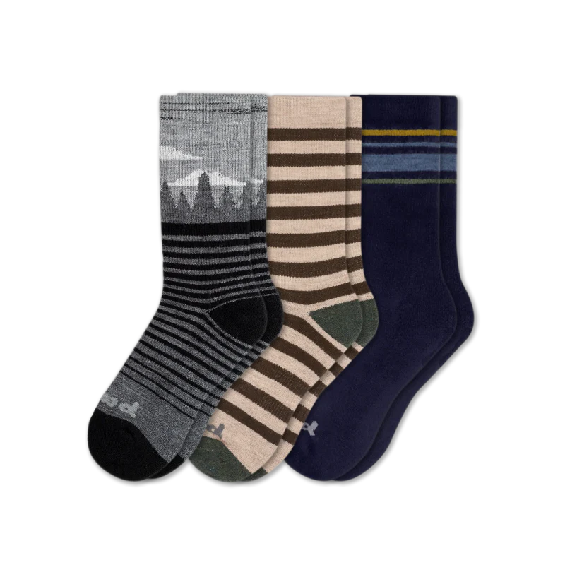 3 Pack - Men's Crew Pacas Socks - Image 137
