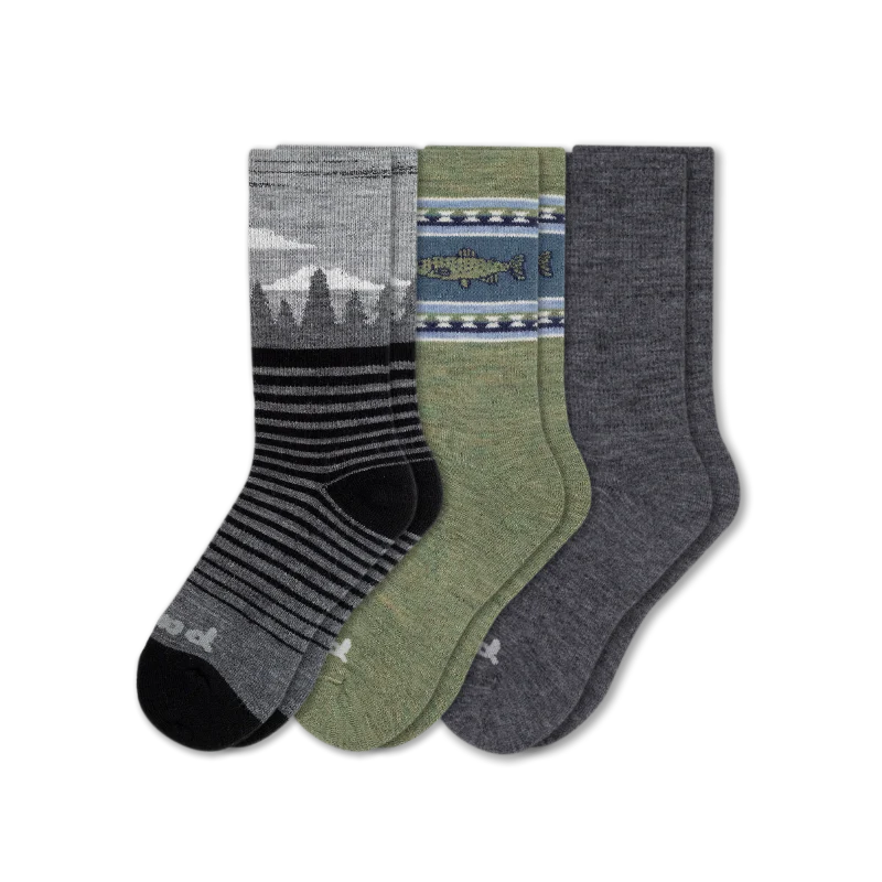 3 Pack - Men's Crew Pacas Socks - Image 143
