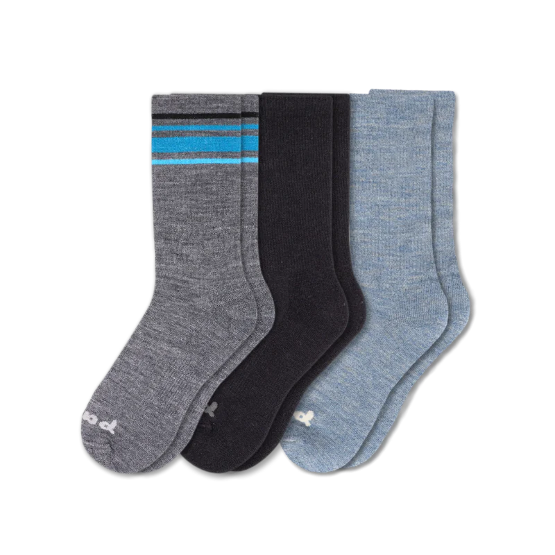 3 Pack - Men's Crew Pacas Socks - Image 146
