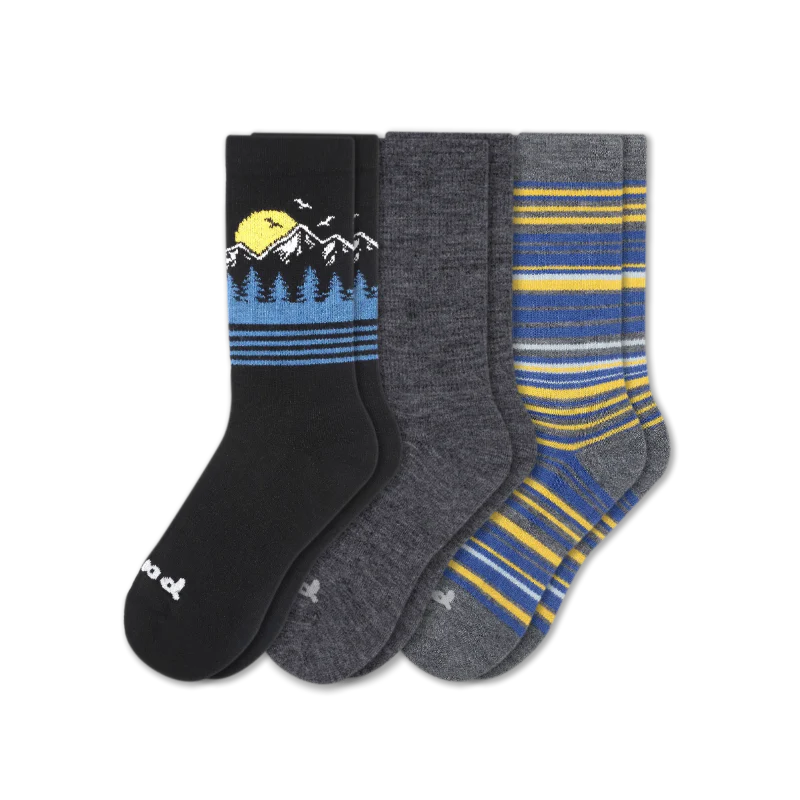 3 Pack - Men's Crew Pacas Socks - Image 161