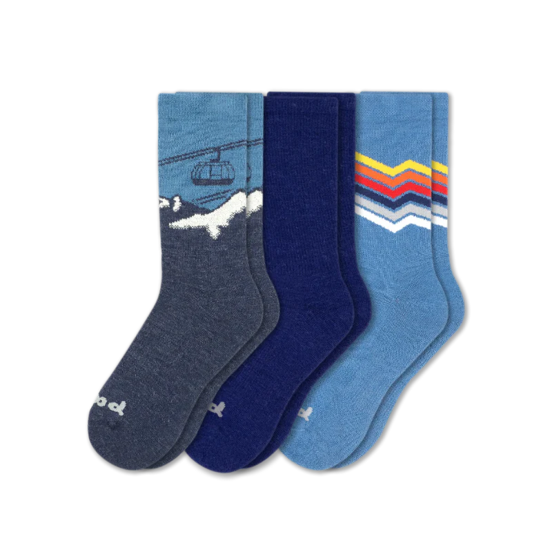 3 Pack - Men's Crew Pacas Socks - Image 162