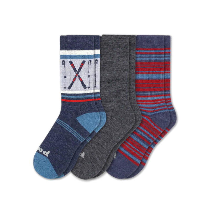 3 Pack - Men's Crew Pacas Socks - Image 163