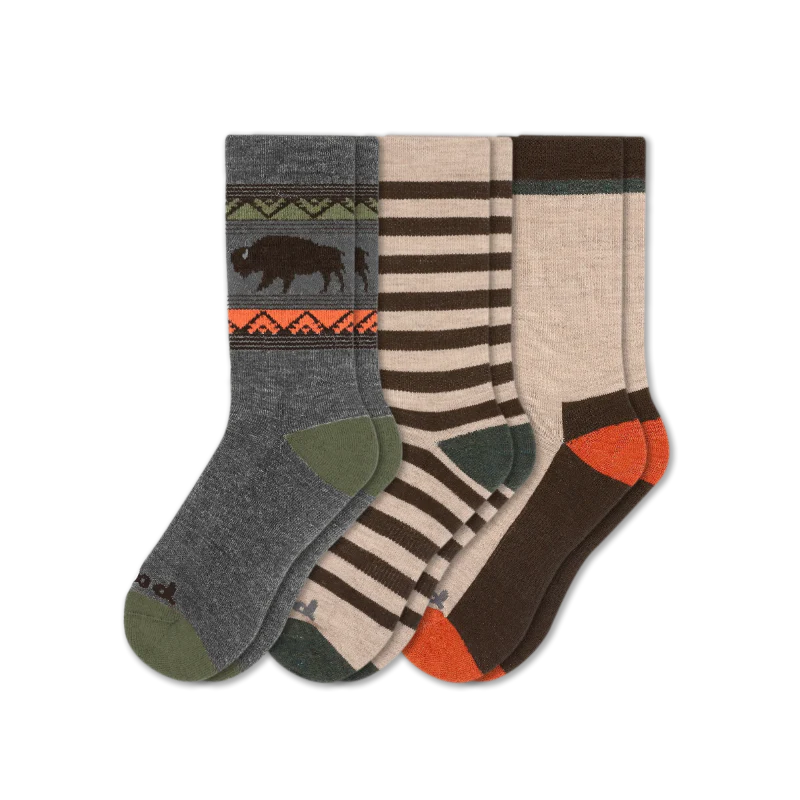 3 Pack - Men's Crew Pacas Socks - Image 167
