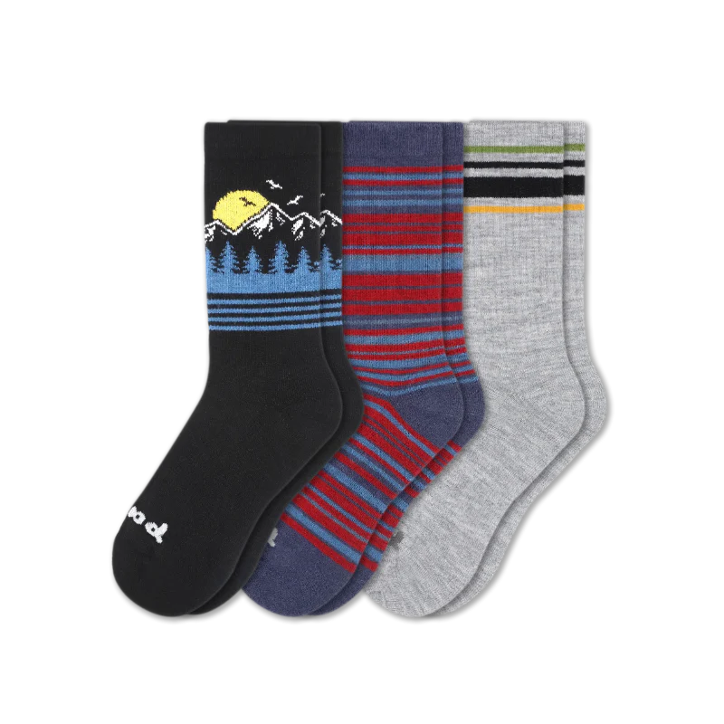 3 Pack - Men's Crew Pacas Socks - Image 169