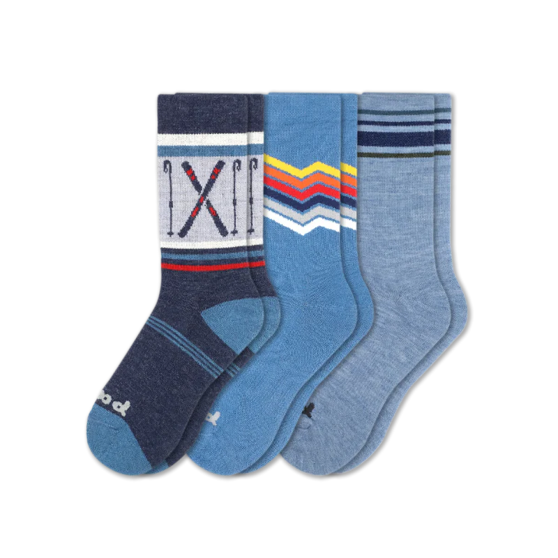 3 Pack - Men's Crew Pacas Socks - Image 170