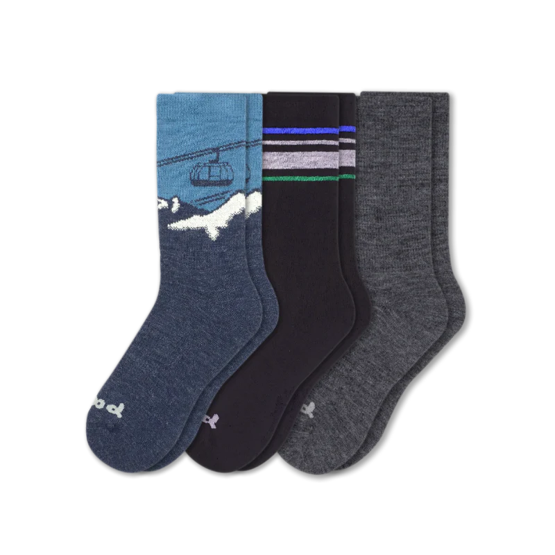 3 Pack - Men's Crew Pacas Socks - Image 171
