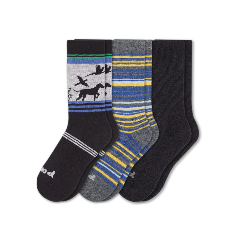 3 Pack - Men's Crew Pacas Socks - Image 174