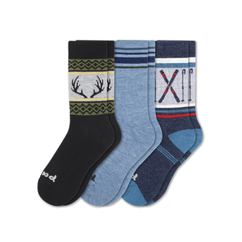 3 Pack - Men's Crew Pacas Socks - Image 176