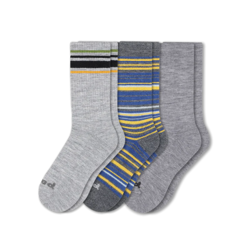 3 Pack - Men's Crew Pacas Socks - Image 186