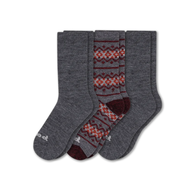 3 Pack - Men's Crew Pacas Socks - Image 19