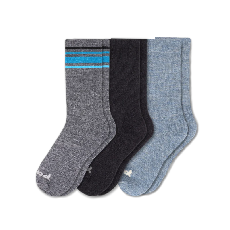 3 Pack - Men's Crew Pacas Socks - Image 190