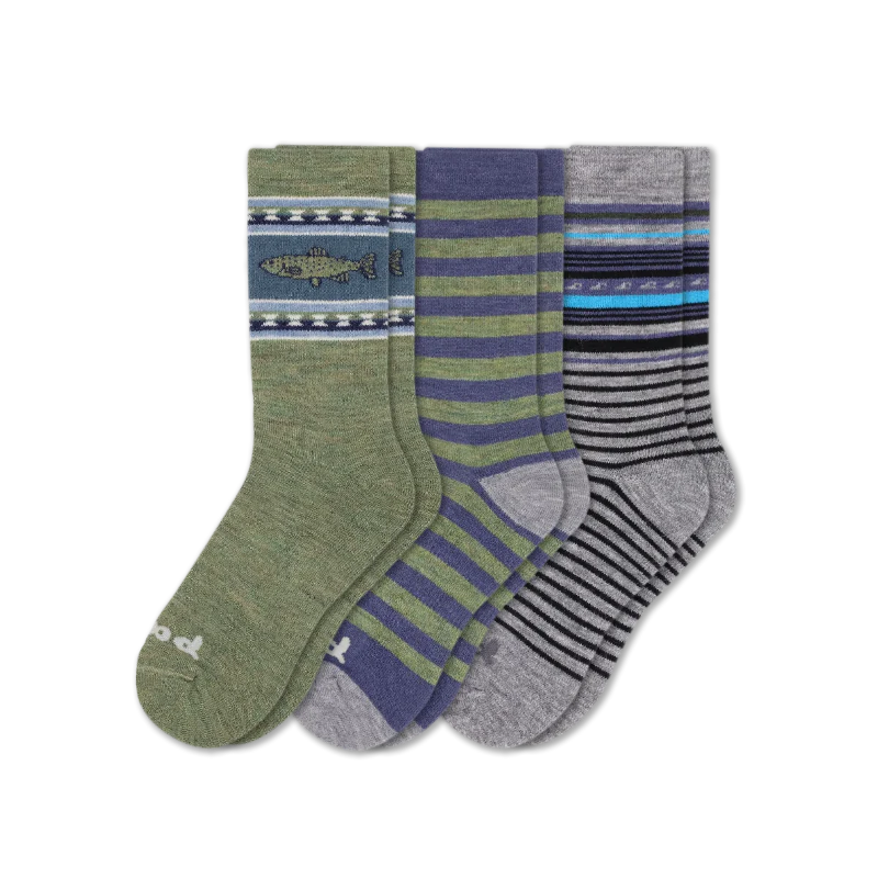 3 Pack - Men's Crew Pacas Socks - Image 193