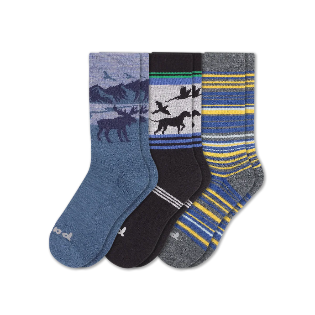 3 Pack - Men's Crew Pacas Socks - Image 204