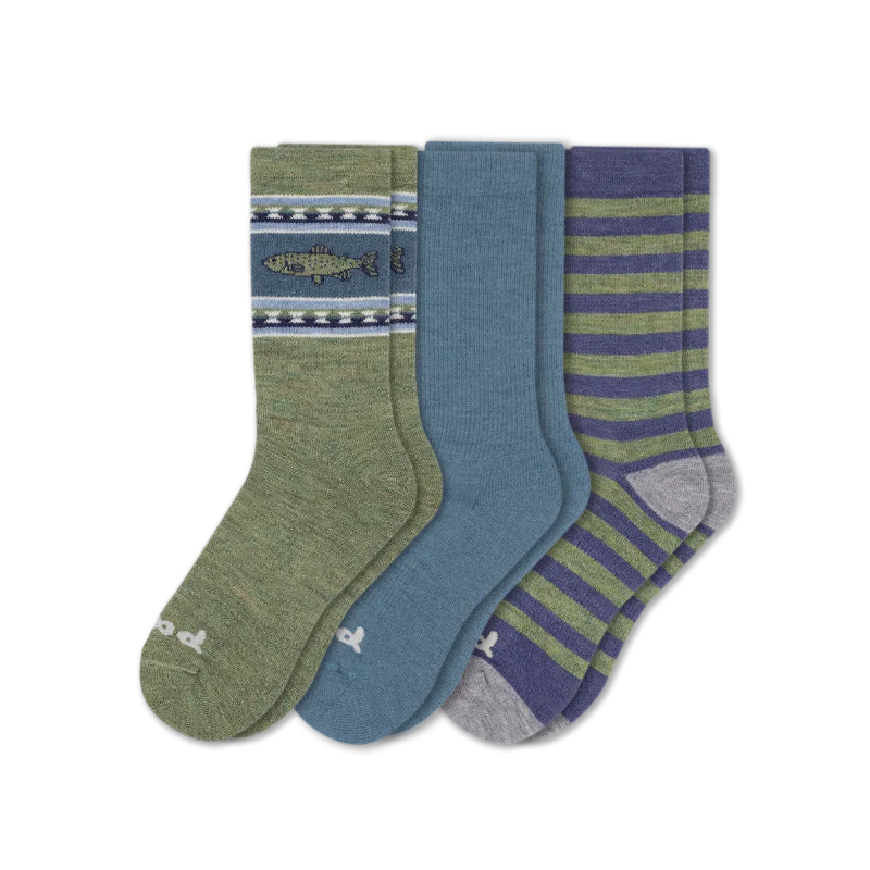 3 Pack - Men's Crew Pacas Socks - Image 209
