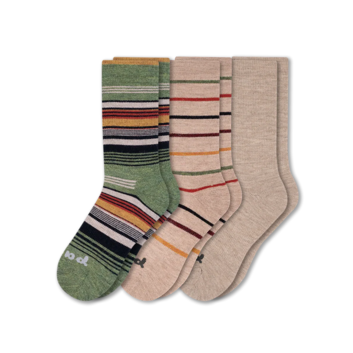 3 Pack - Men's Crew Pacas Socks - Image 225