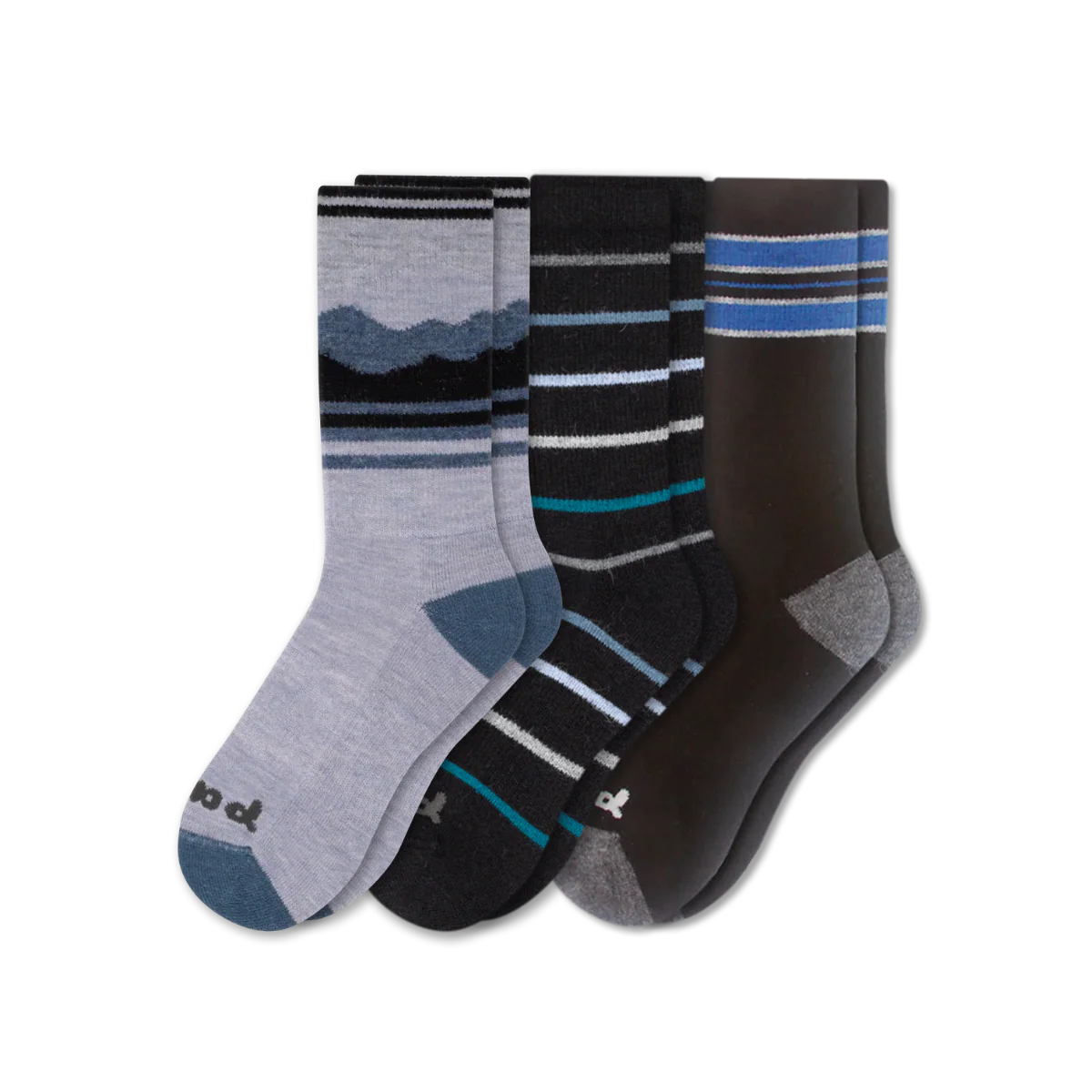 3 Pack - Men's Crew Pacas Socks - Image 227