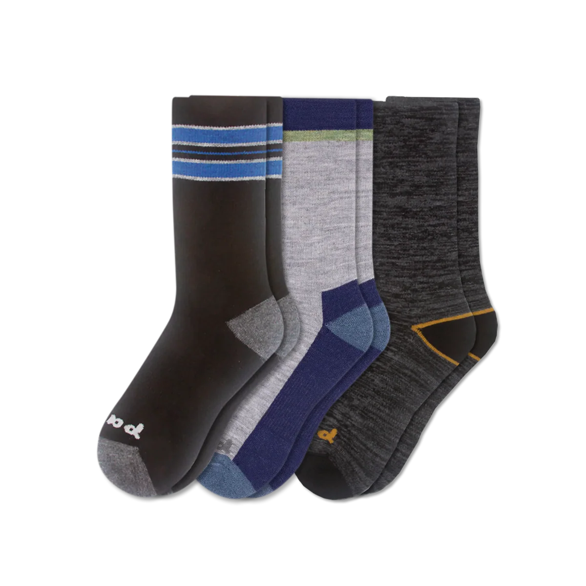 3 Pack - Men's Crew Pacas Socks - Image 235