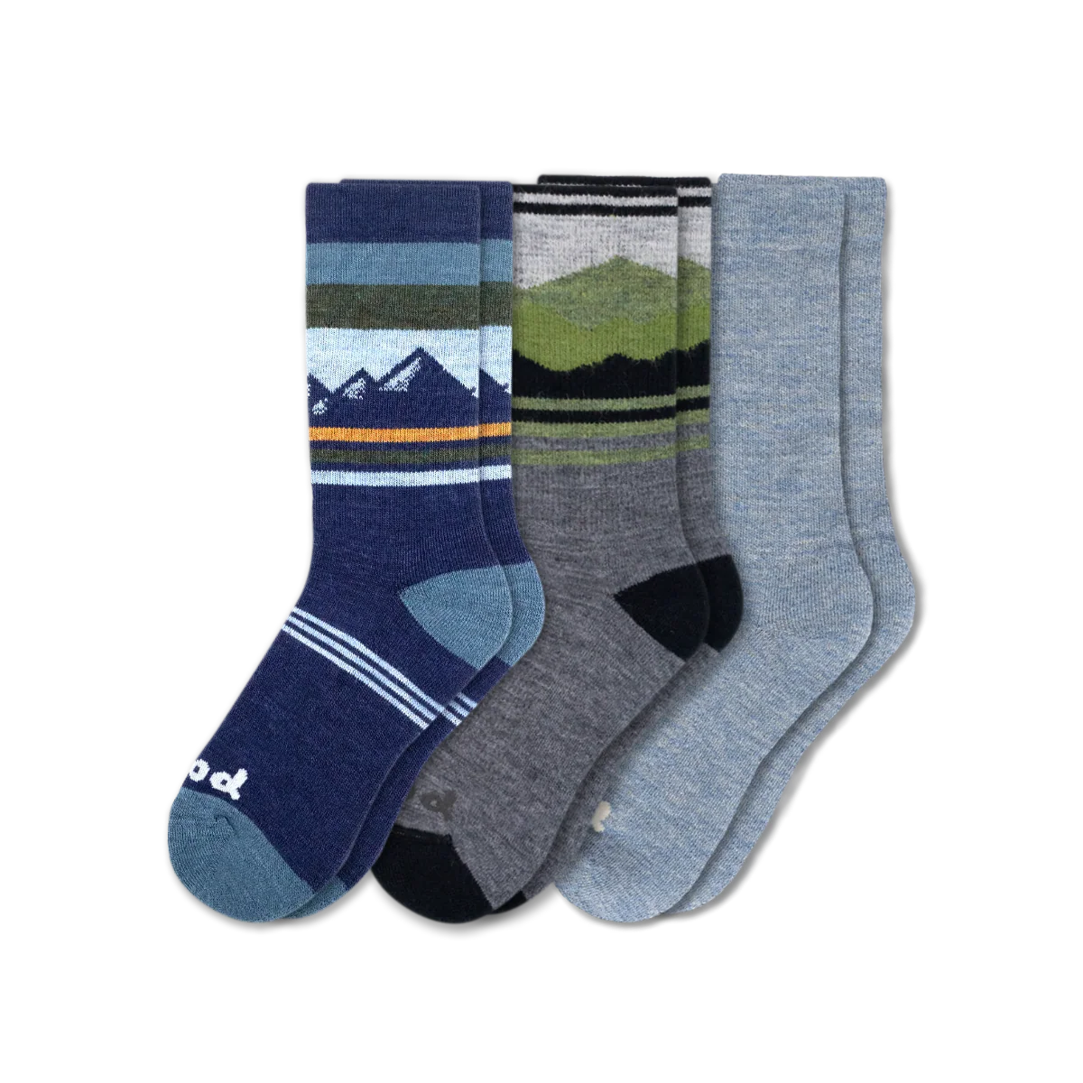 3 Pack - Men's Crew Pacas Socks - Image 236