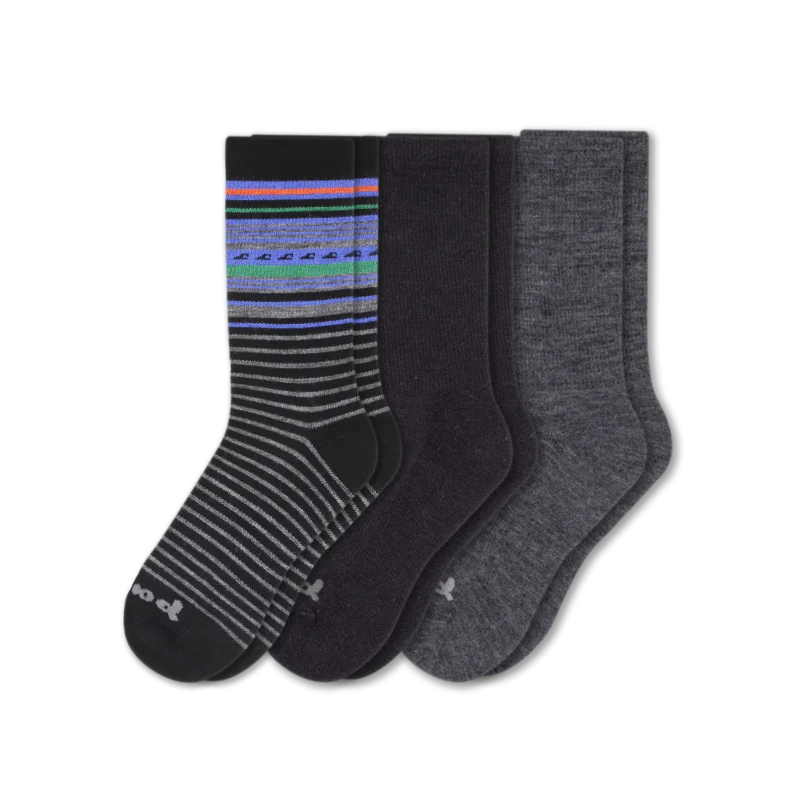 3 Pack - Men's Crew Pacas Socks - Image 24